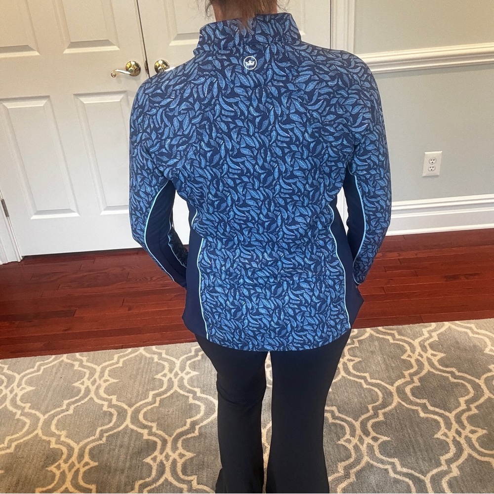 NWT Peter Millar Lightweight 1/4 Zip Long Sleeve Golf Sun Shirt - Picture 3 of 16